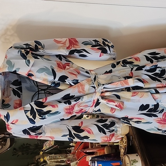 Charles Henry Dresses & Skirts - Women Dress Charles Henry Summer Fashion Evening Floral Dress Long Sleeve Sz S